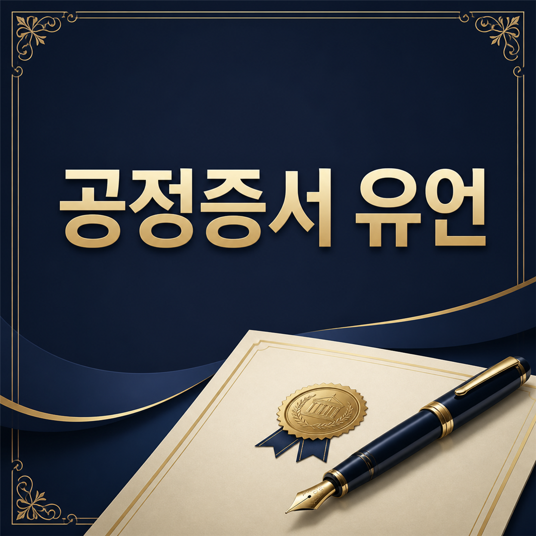 공정증서 유언, 작성 절차와 증인 요건 확인하기