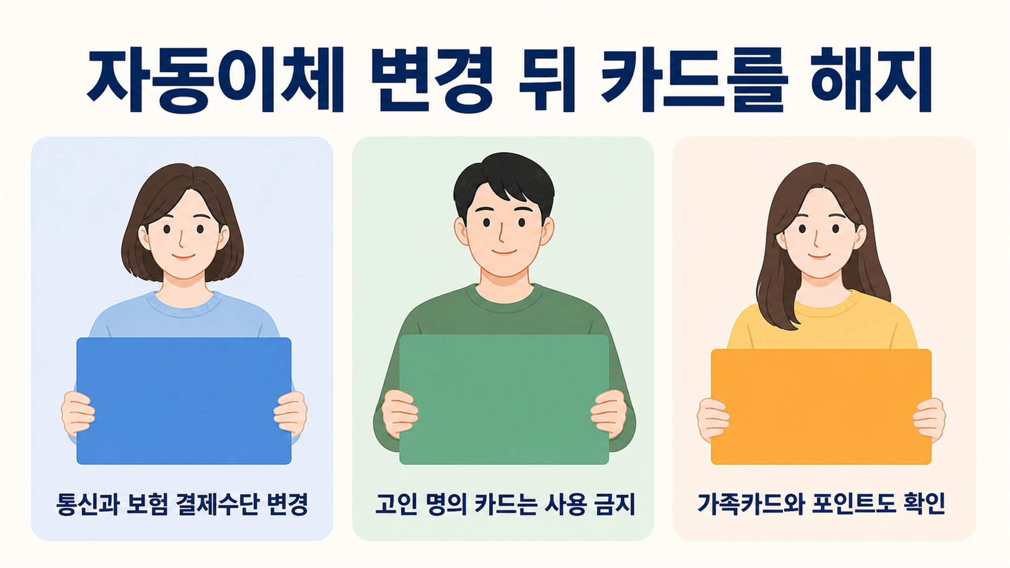 사망자 카드 해지, 결제내역 확인부터 처리하는 순서