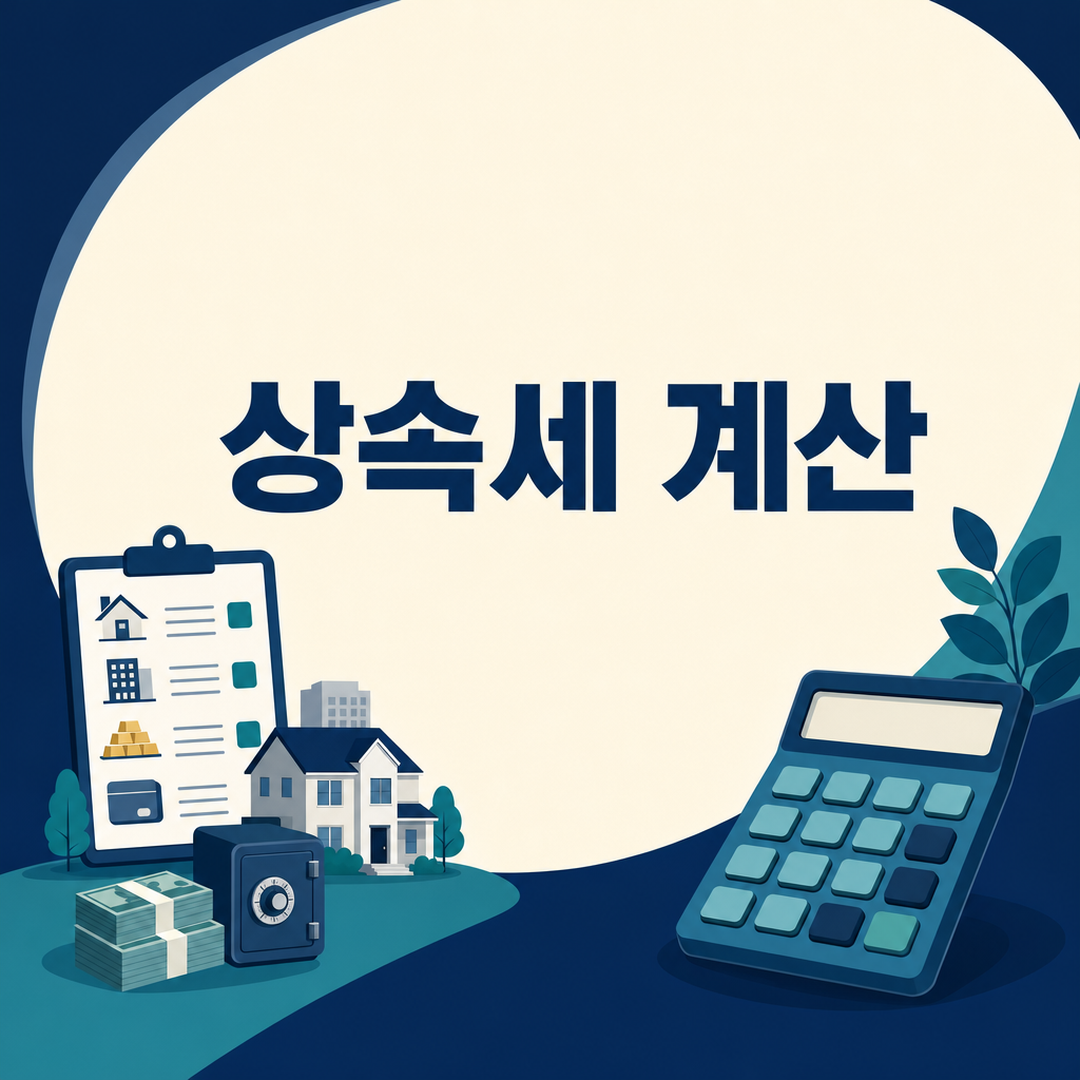 상속세 계산, 과세가액부터 공제·세율까지 흐름 살펴보기