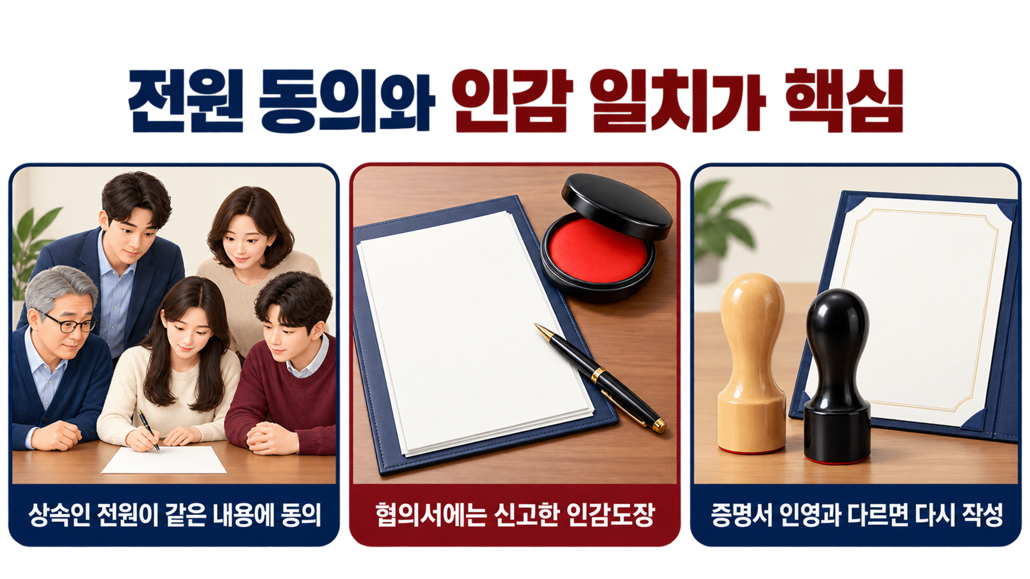 상속재산분할협의서 인감증명서, 필요한 경우와 발급 기준
