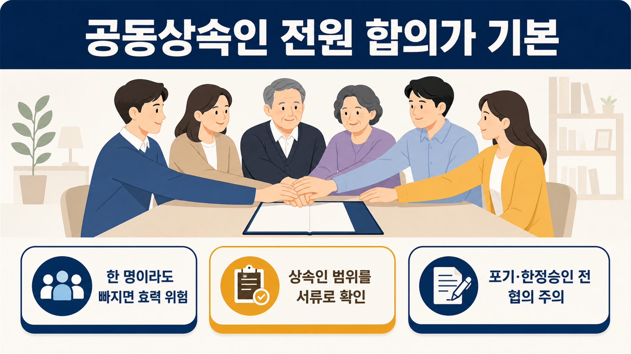 상속재산분할협의서, 작성 항목과 서명 전 확인할 점