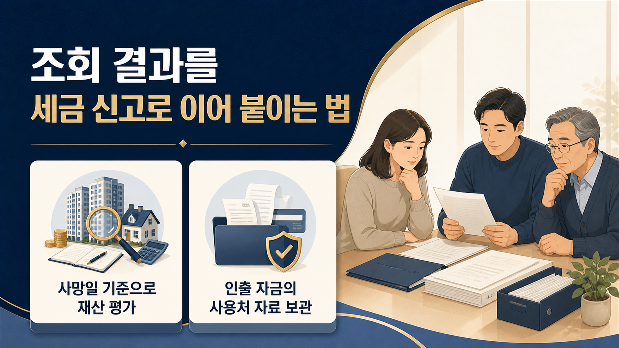 상속재산 조회, 금융·부동산·세금 확인 경로 정리