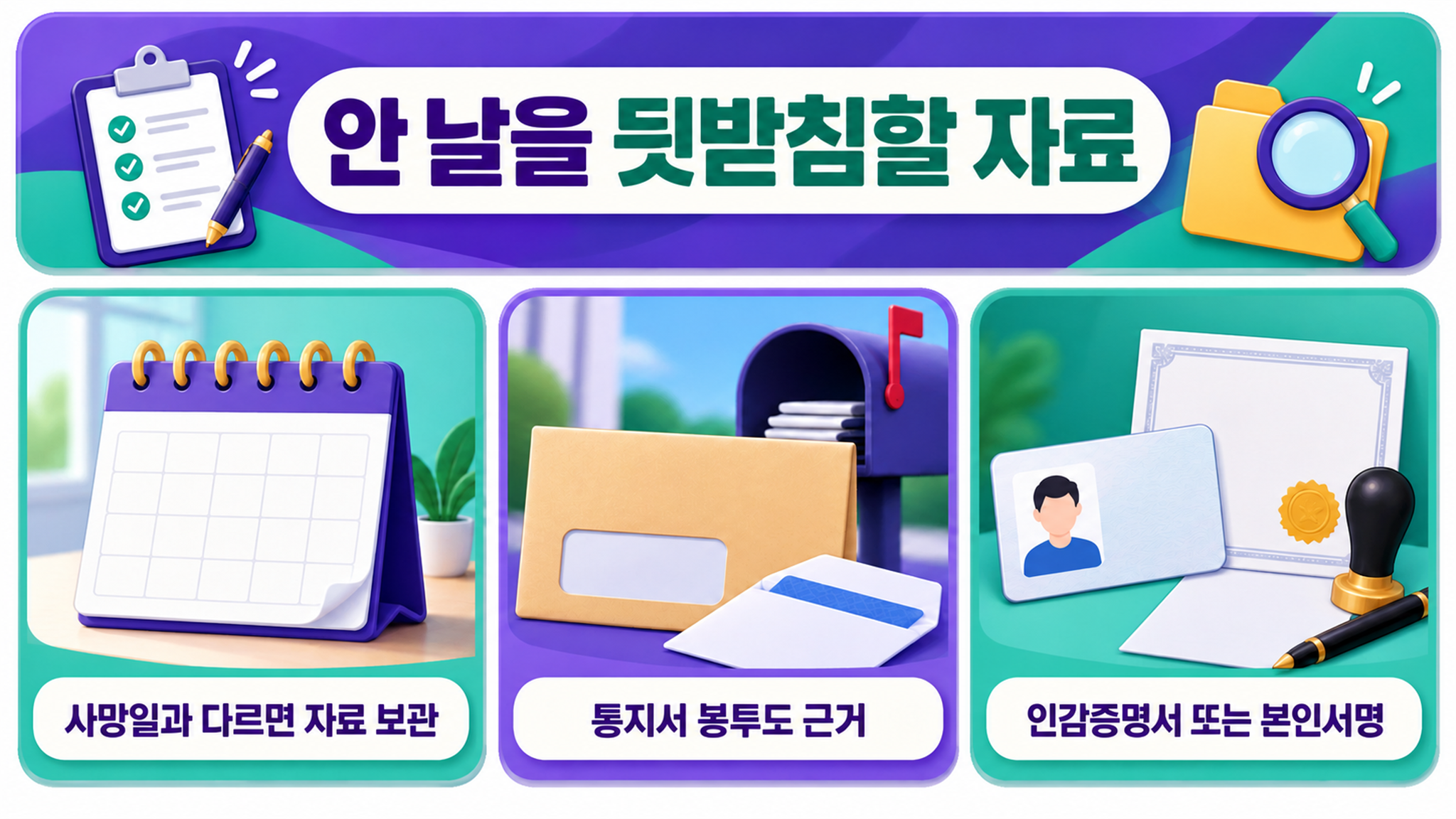 상속포기 필요서류, 가족관계 서류와 제출 전 점검사항