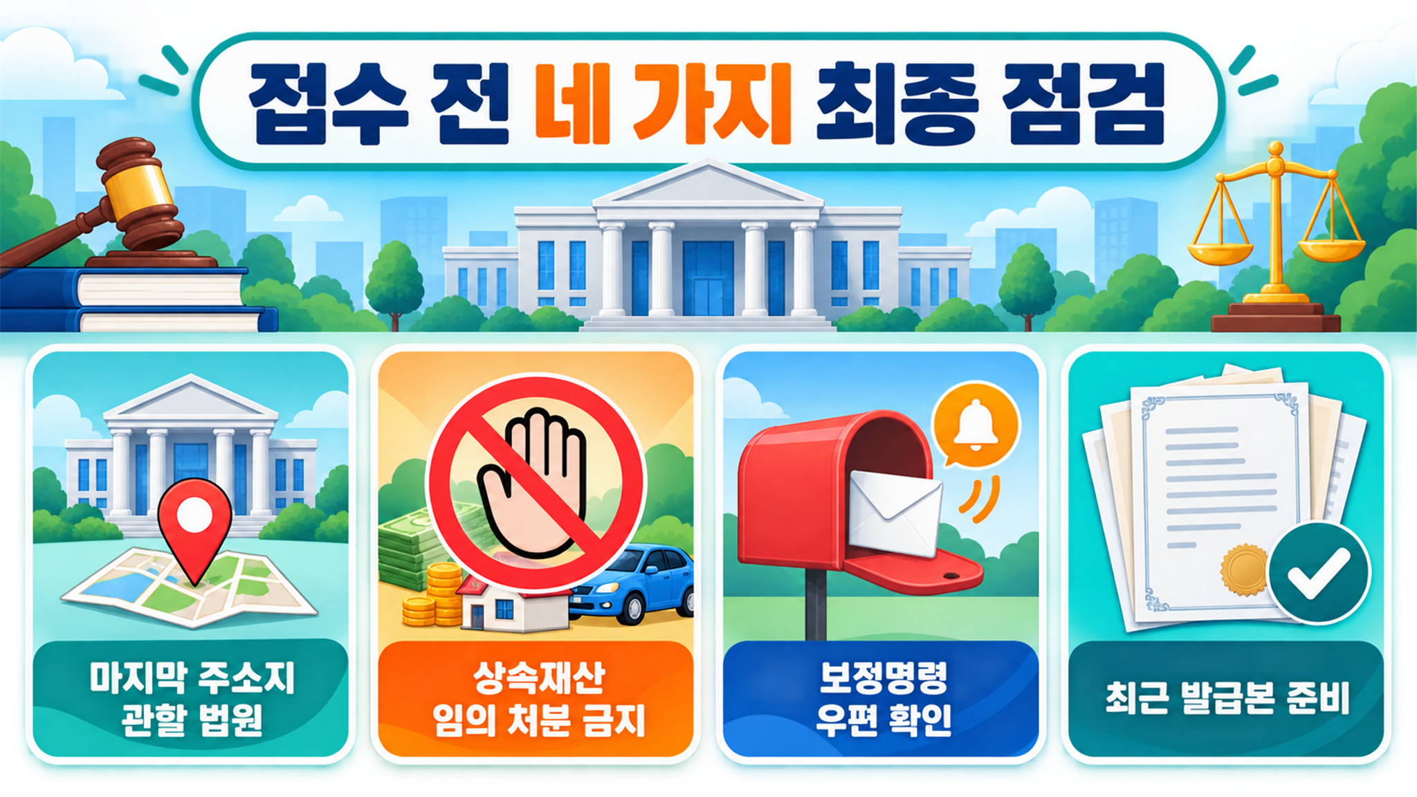 상속포기 필요서류, 가족관계 서류와 제출 전 점검사항