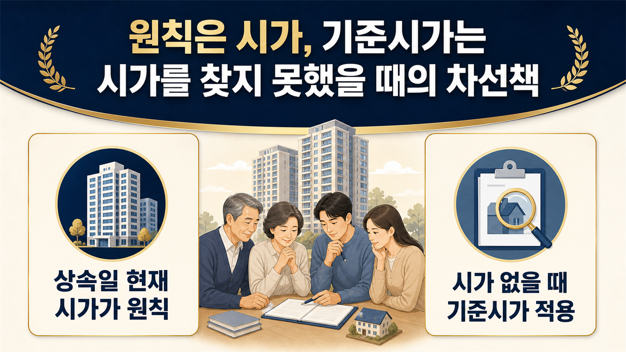 아파트 상속세 평가, 시가와 보충적 평가 기준 살펴보기