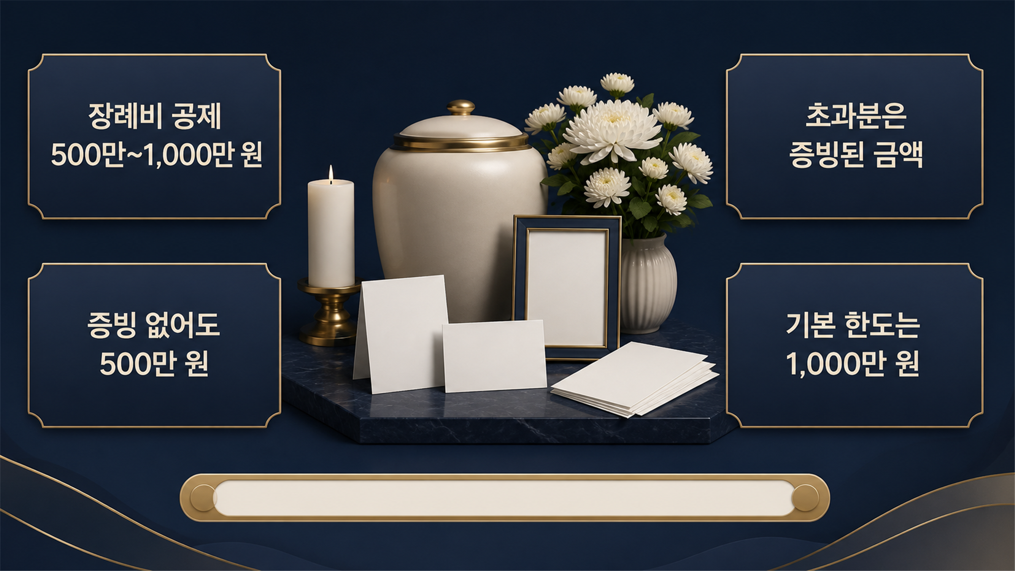 장례비 공제 한도, 상속세에서 인정되는 항목과 증빙