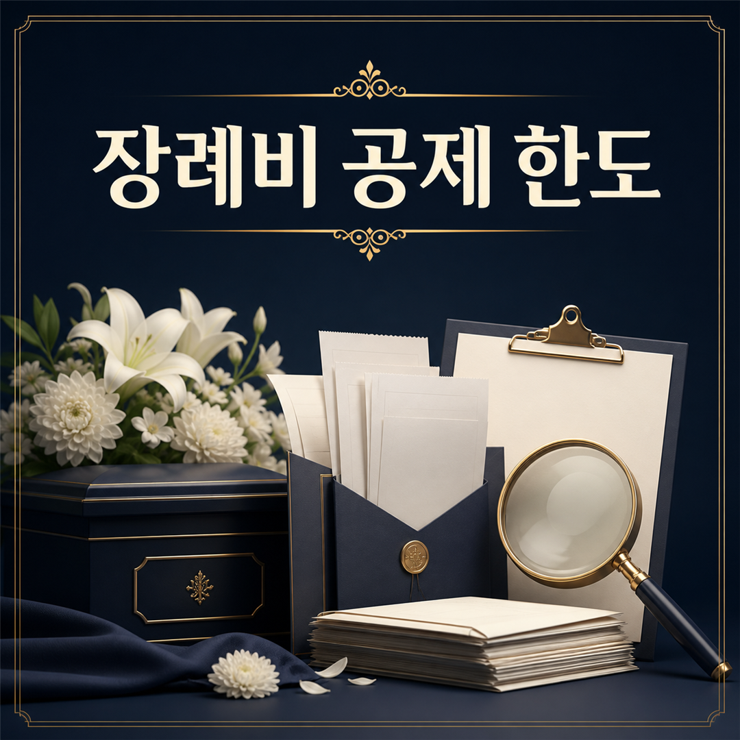 장례비 공제 한도, 상속세에서 인정되는 항목과 증빙
